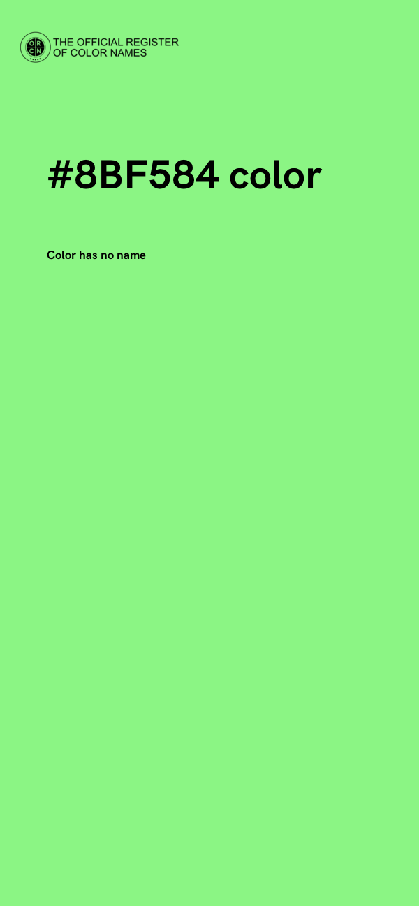 #8BF584 color image