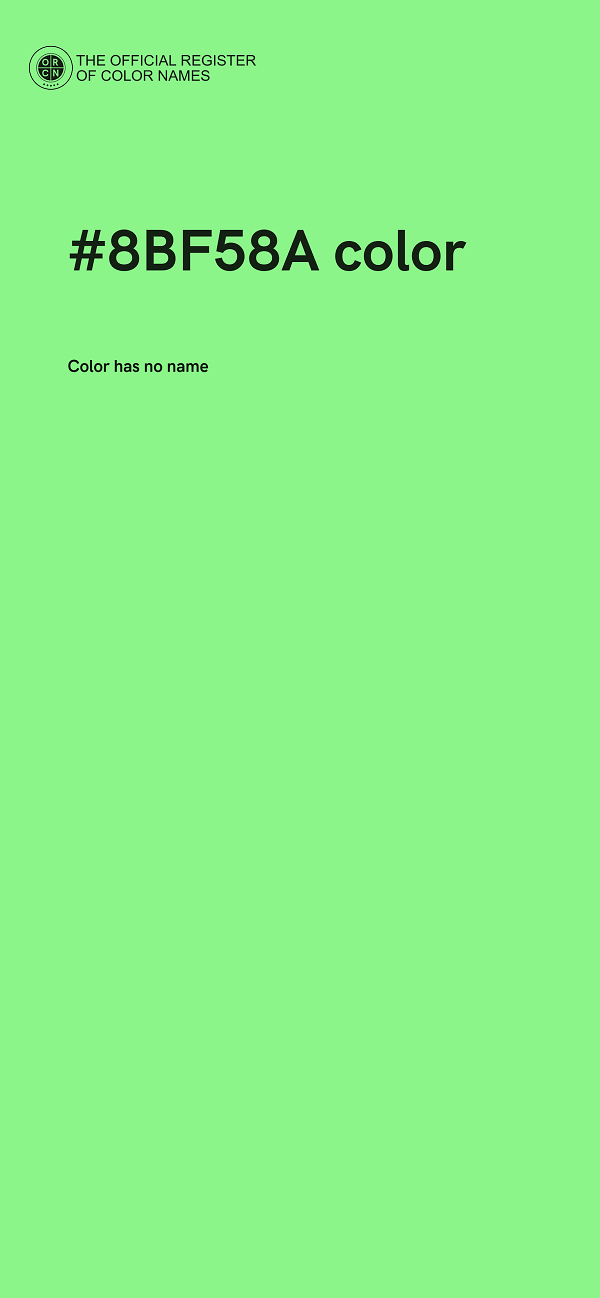 #8BF58A color image