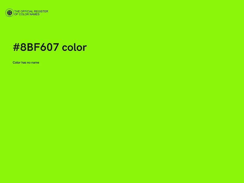 #8BF607 color image