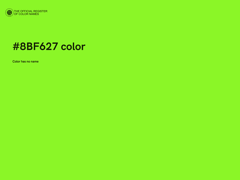 #8BF627 color image