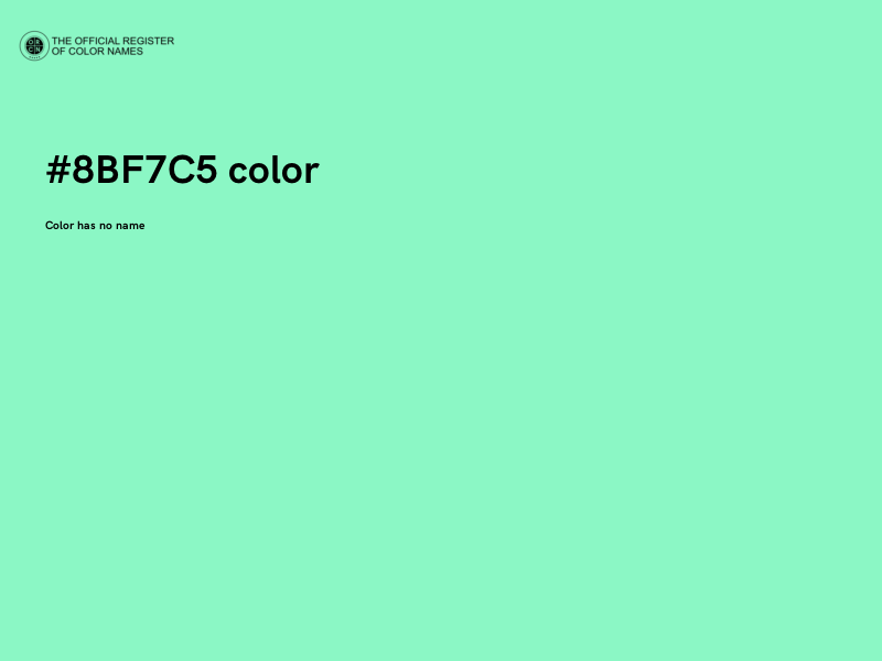 #8BF7C5 color image