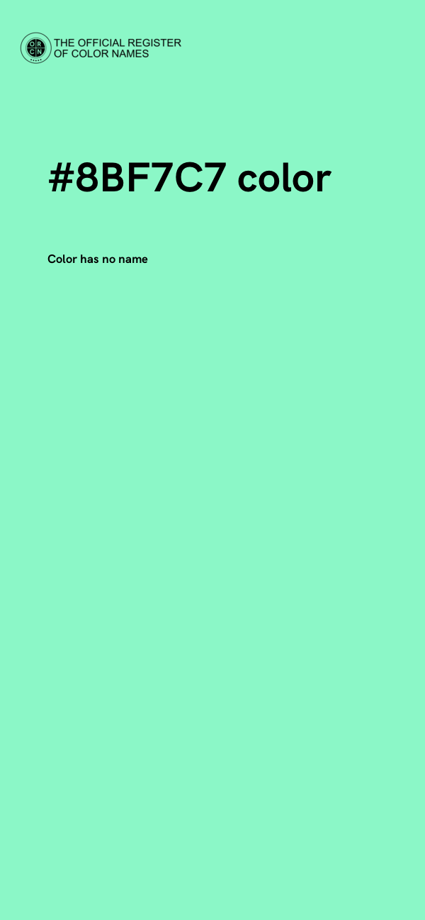 #8BF7C7 color image