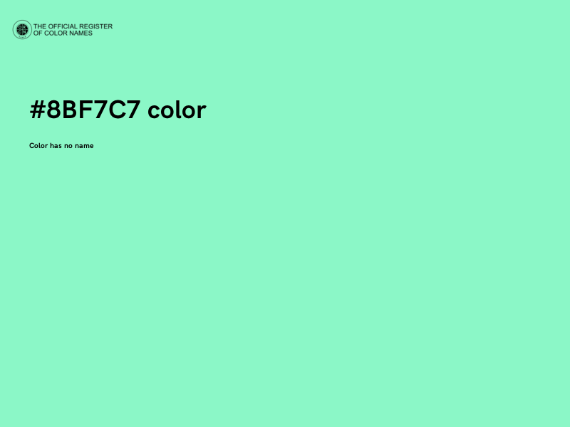 #8BF7C7 color image