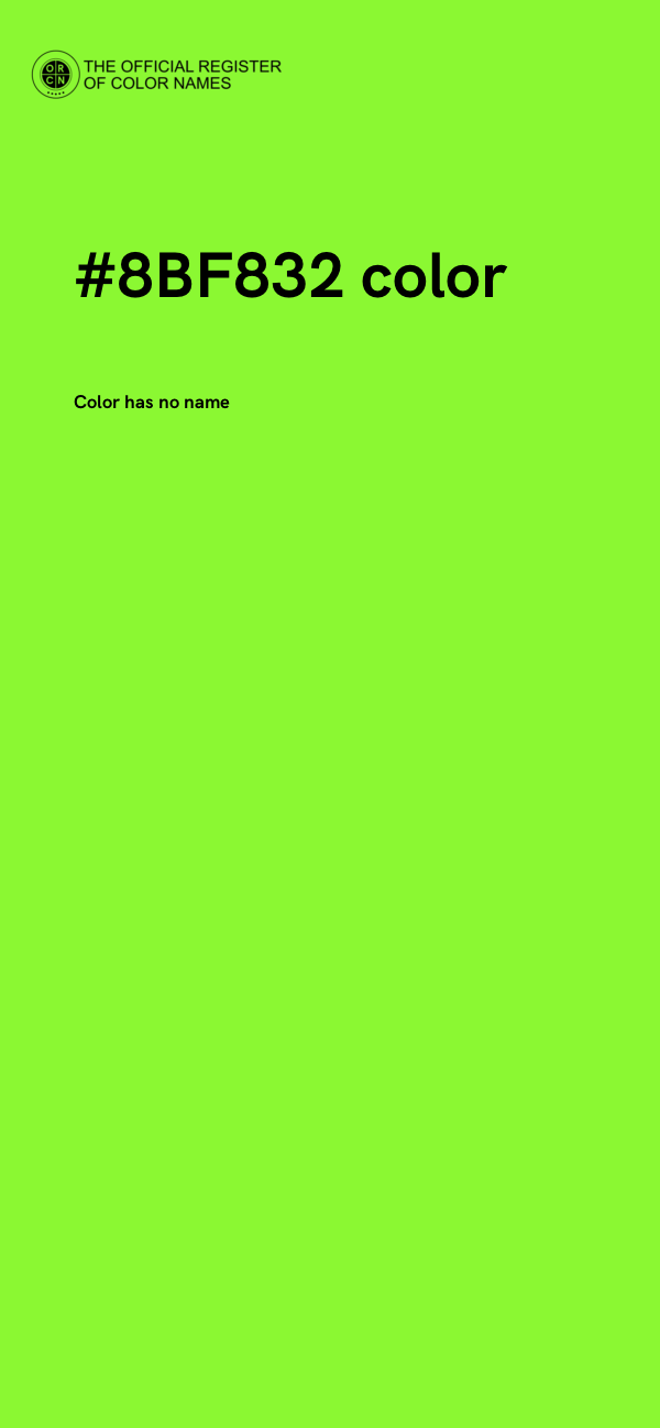 #8BF832 color image