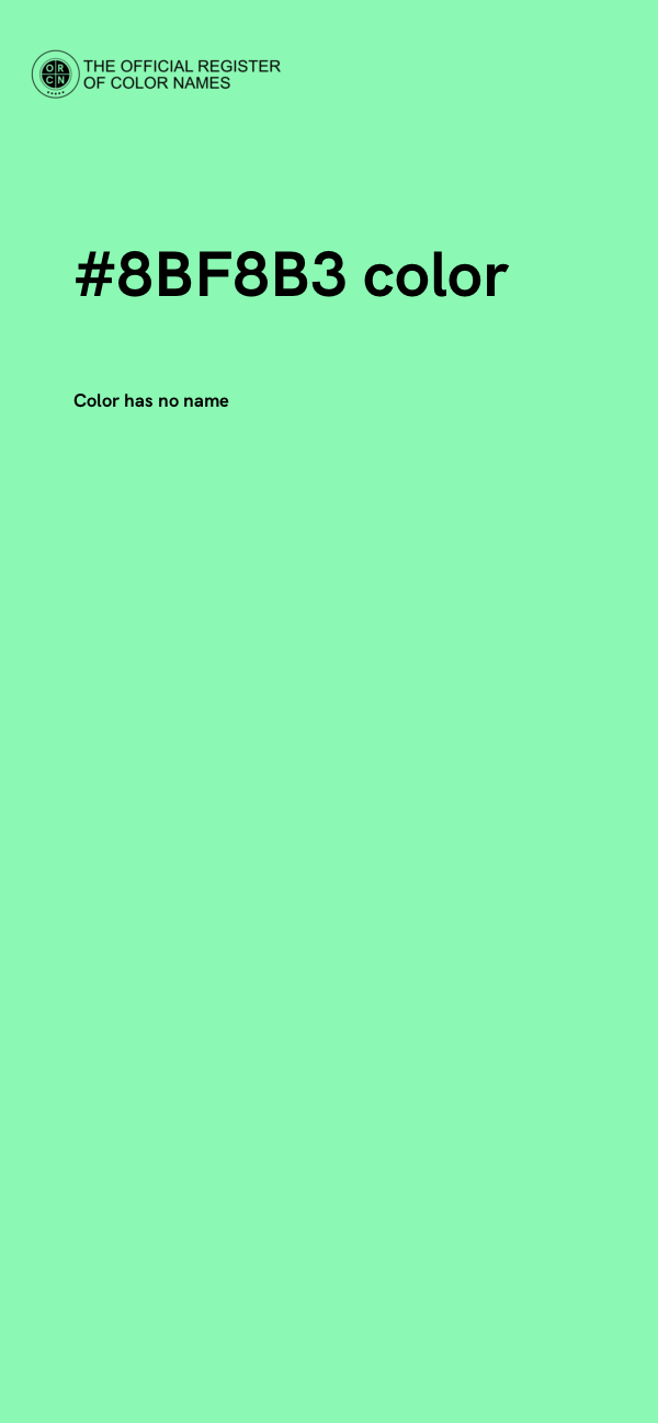 #8BF8B3 color image