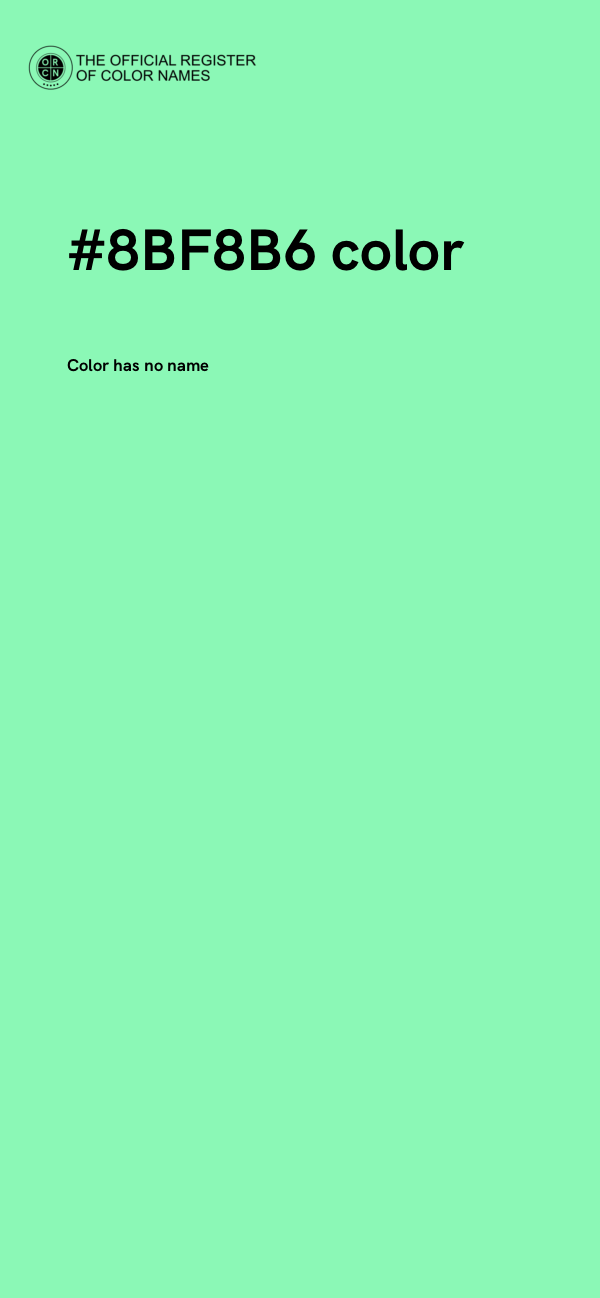 #8BF8B6 color image