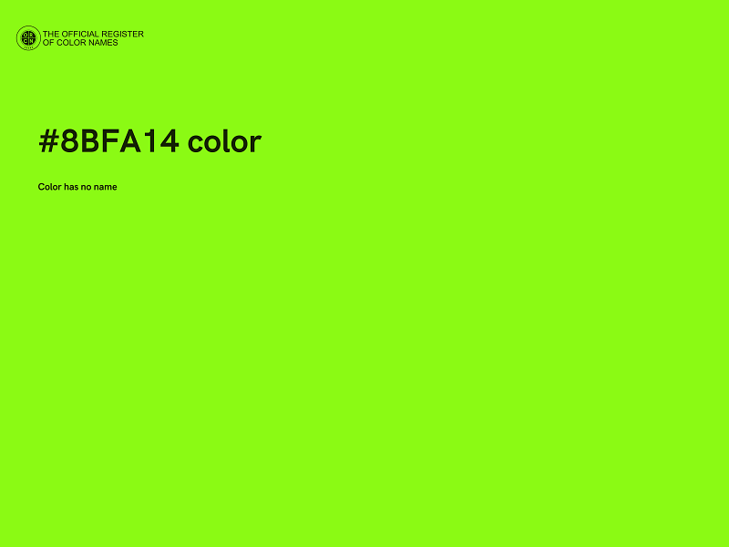 #8BFA14 color image