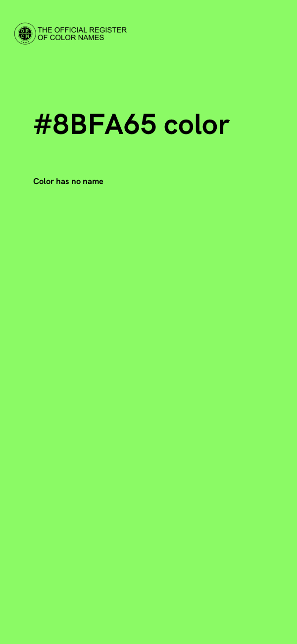 #8BFA65 color image
