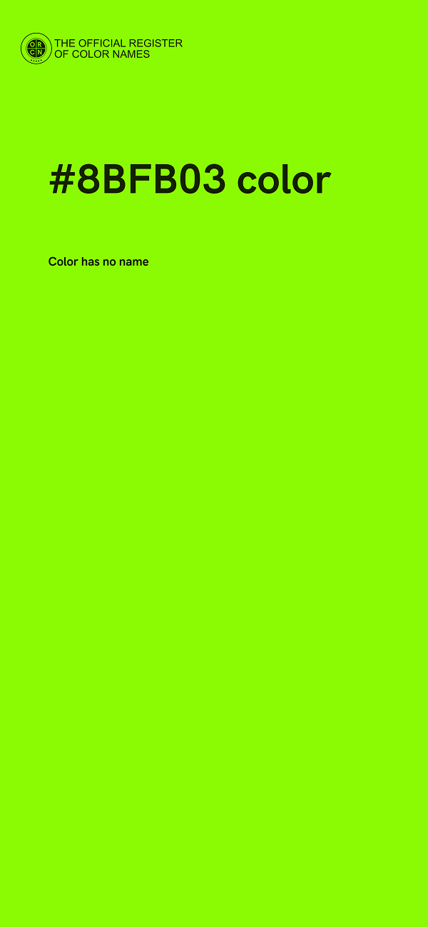 #8BFB03 color image