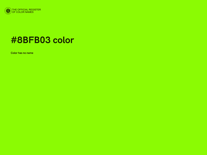 #8BFB03 color image