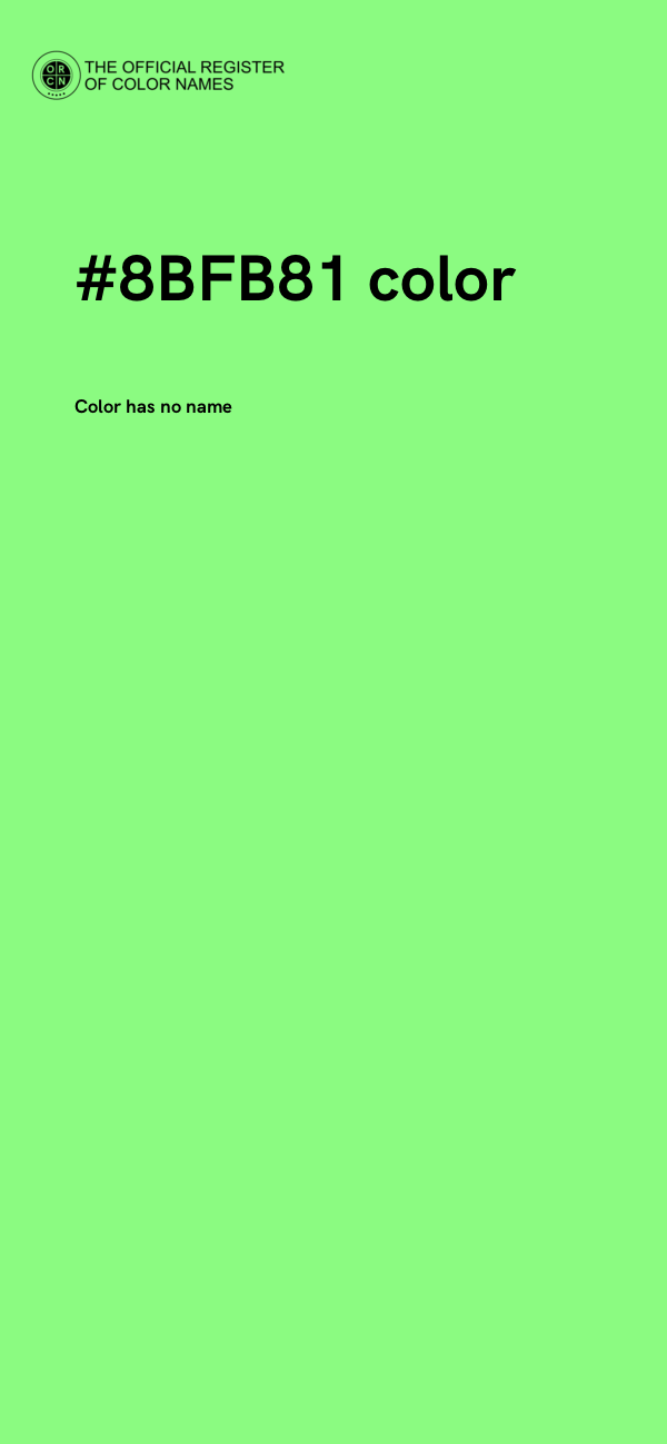 #8BFB81 color image