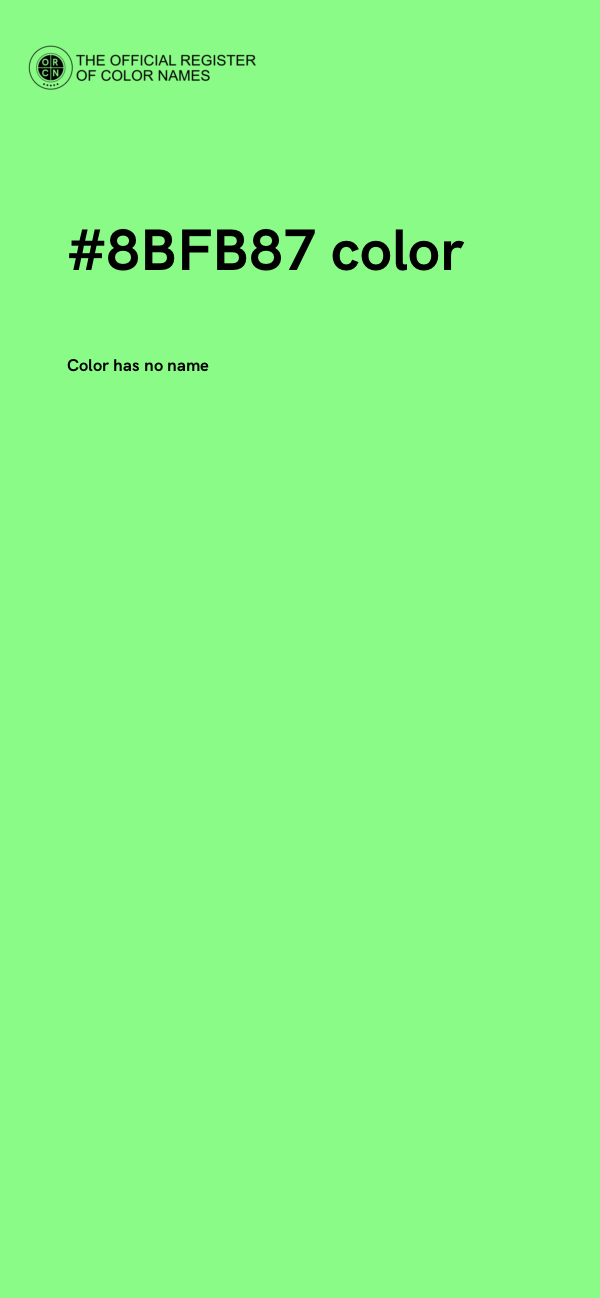 #8BFB87 color image