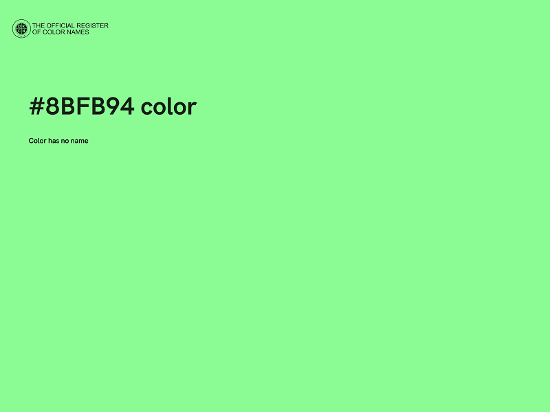 #8BFB94 color image