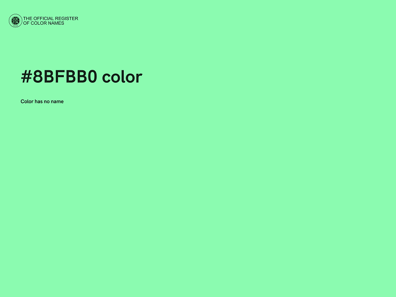 #8BFBB0 color image