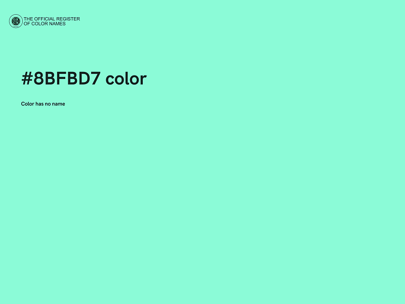 #8BFBD7 color image
