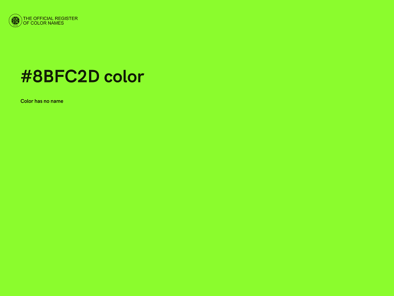 #8BFC2D color image