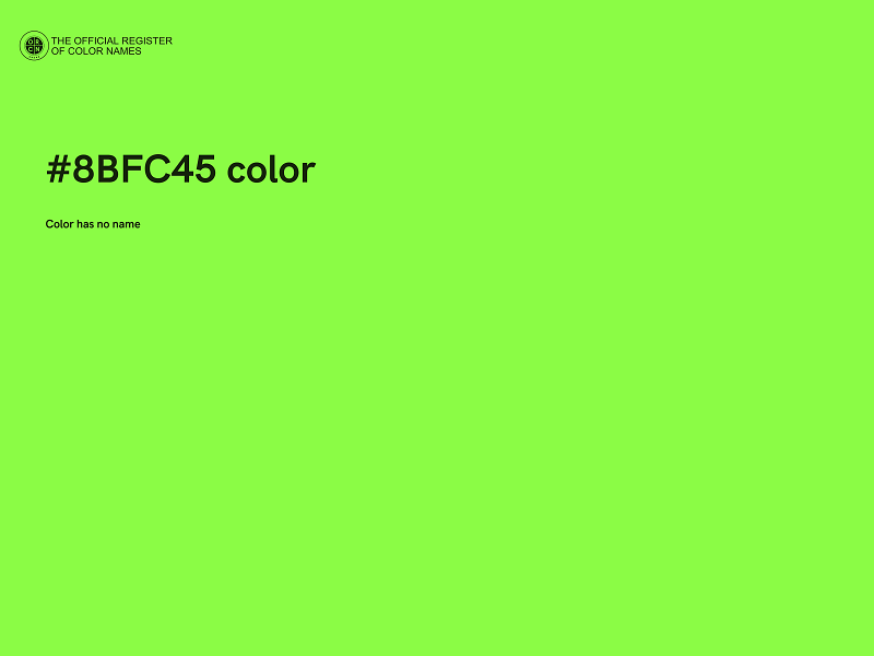 #8BFC45 color image