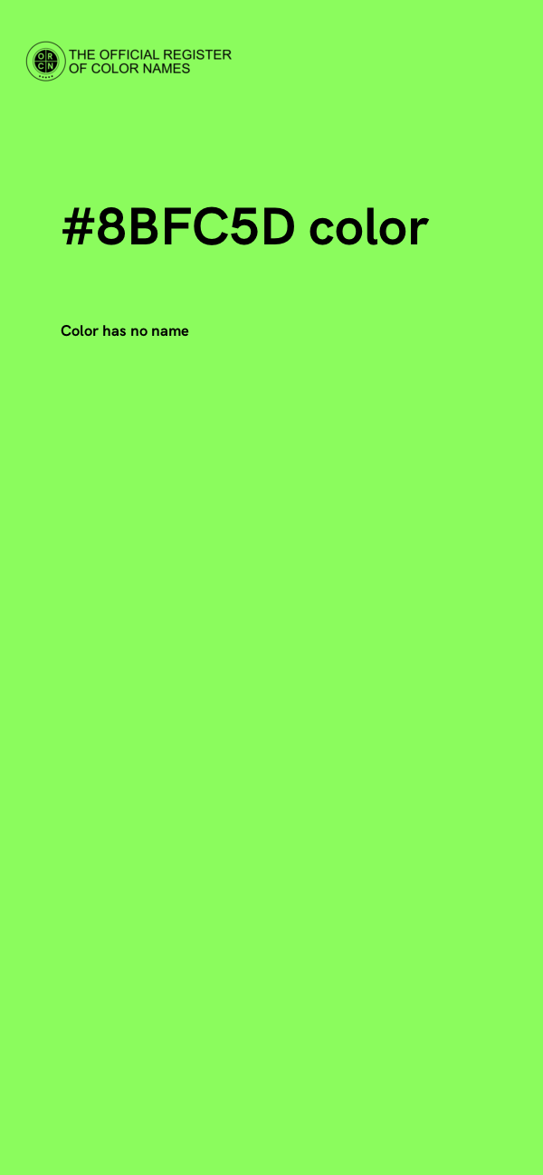 #8BFC5D color image
