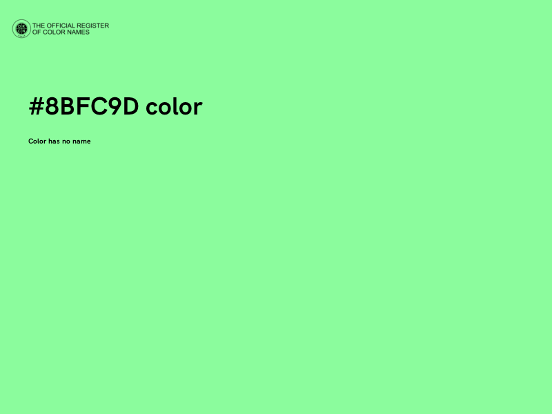 #8BFC9D color image