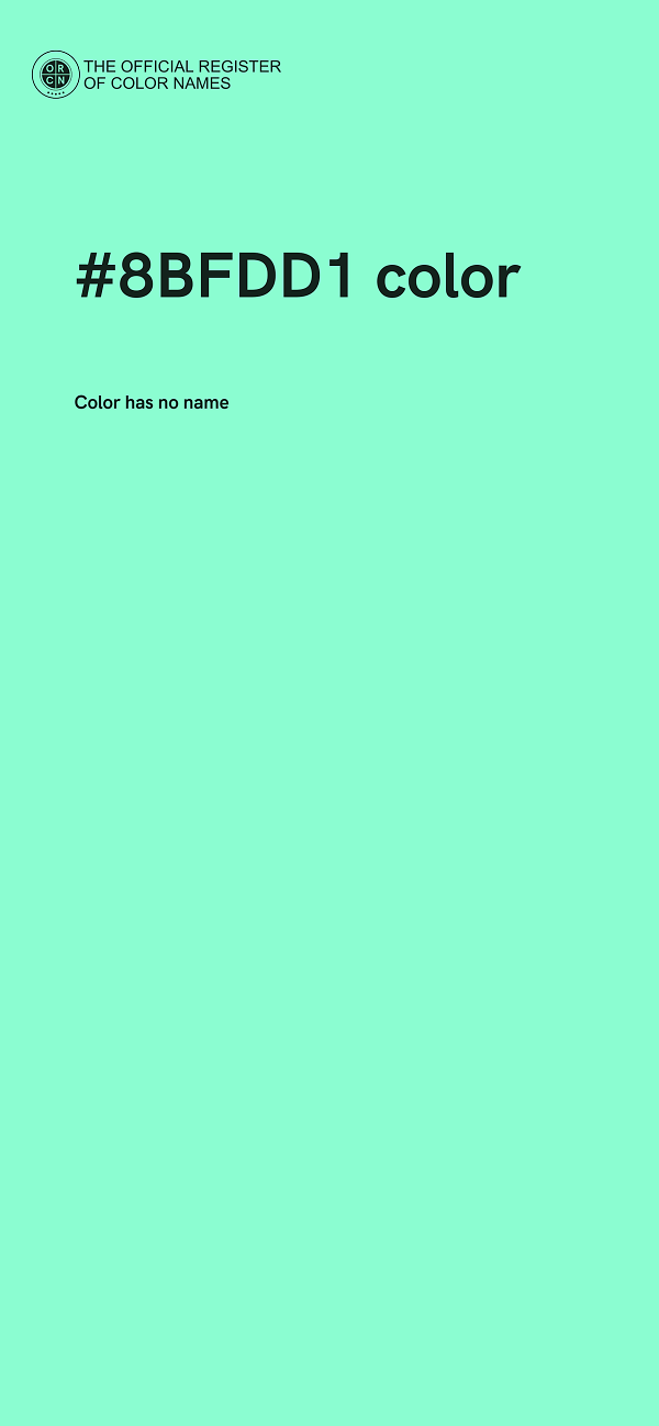 #8BFDD1 color image