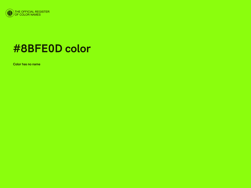 #8BFE0D color image