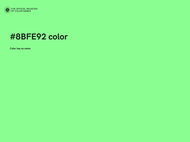 #8BFE92 color image