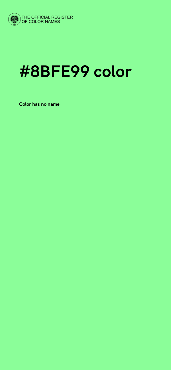 #8BFE99 color image