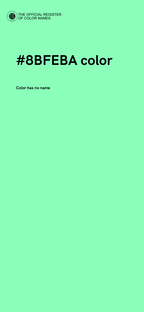 #8BFEBA color image
