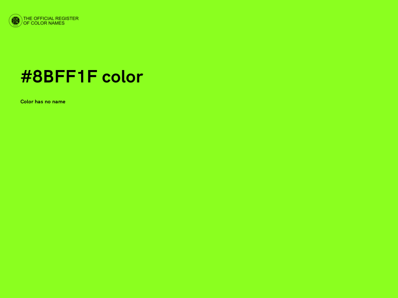 #8BFF1F color image