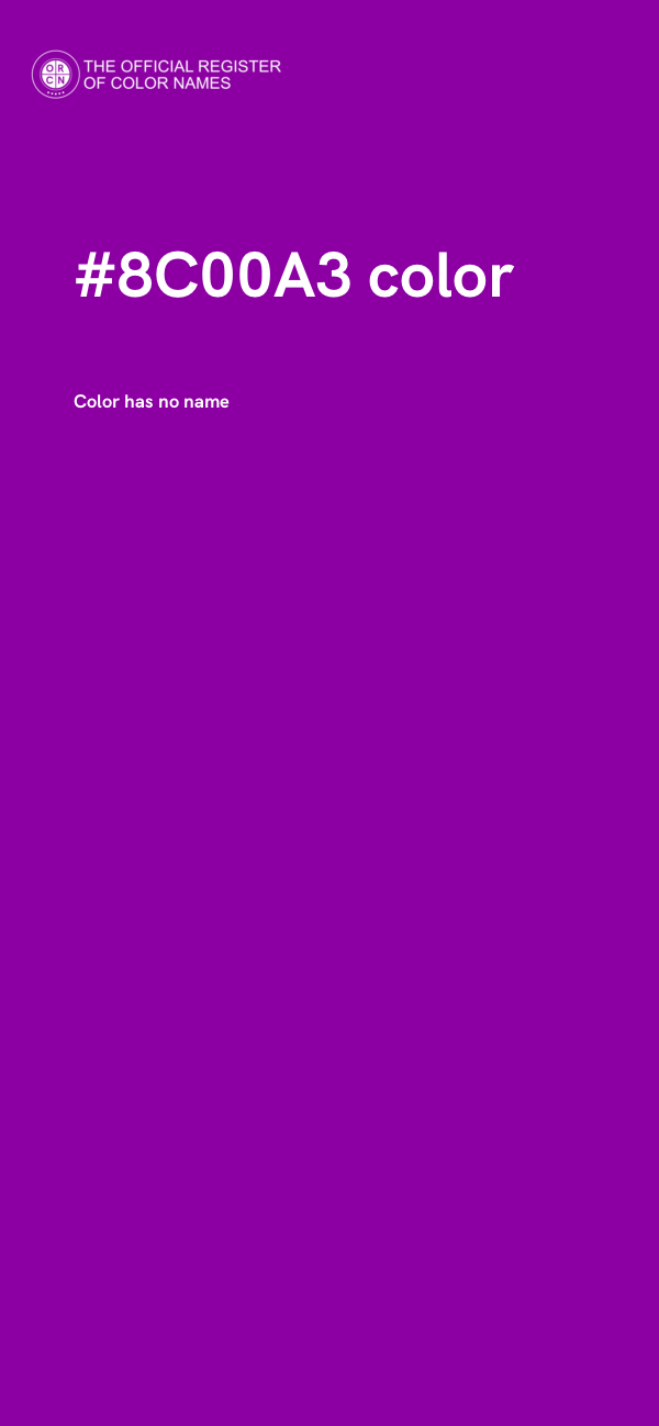 #8C00A3 color image