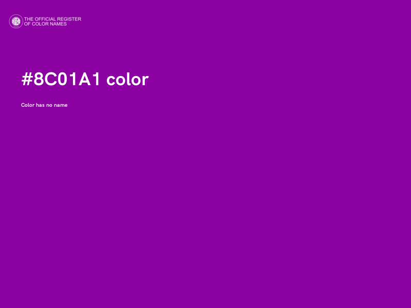 #8C01A1 color image