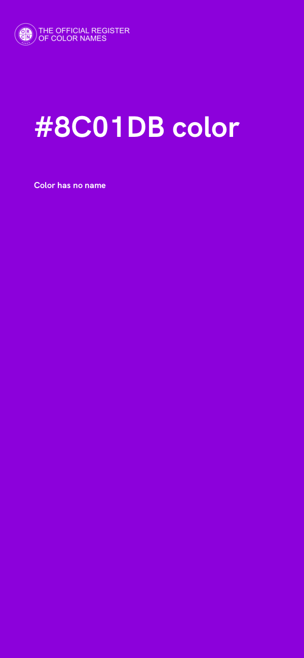 #8C01DB color image