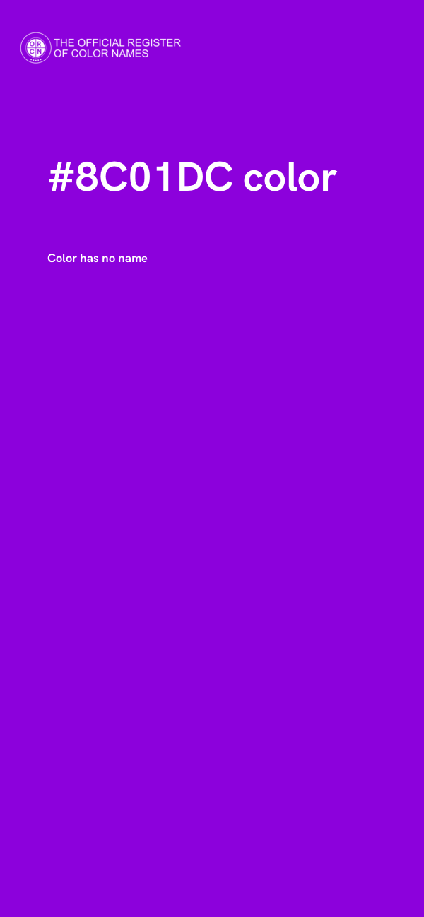 #8C01DC color image