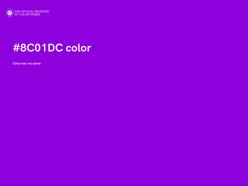 #8C01DC color image