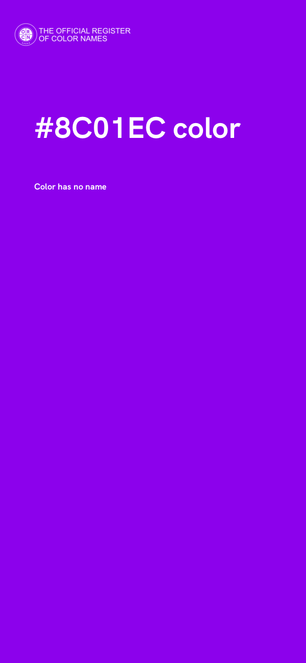 #8C01EC color image