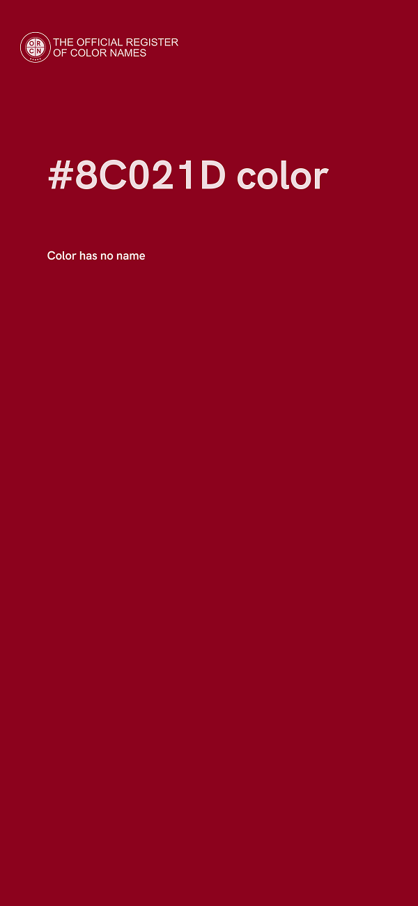 #8C021D color image