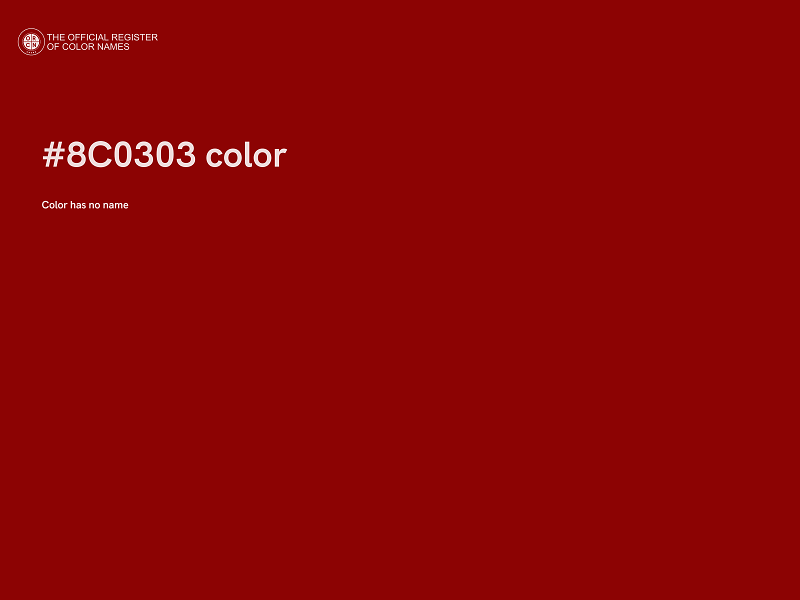 #8C0303 color image