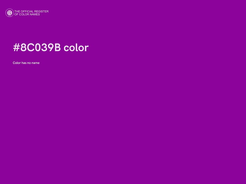 #8C039B color image
