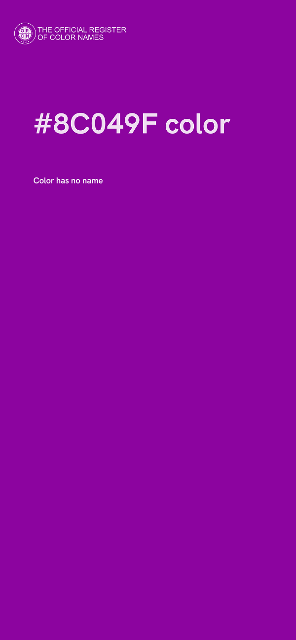 #8C049F color image