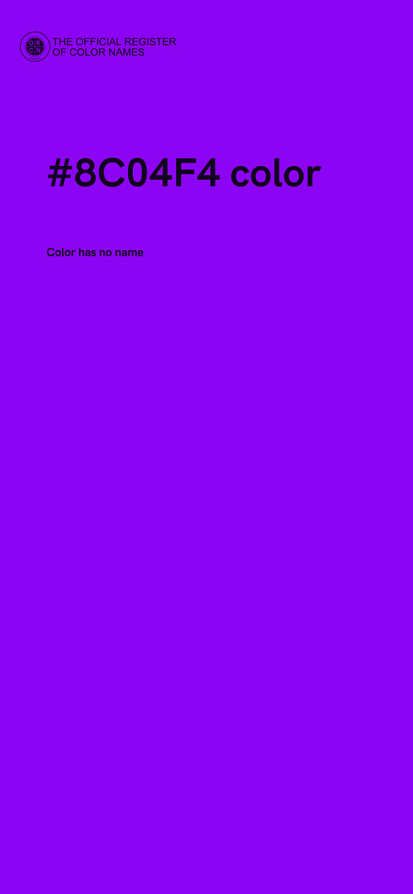 #8C04F4 color image