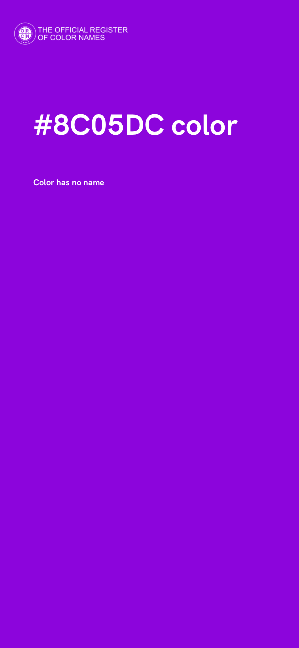 #8C05DC color image