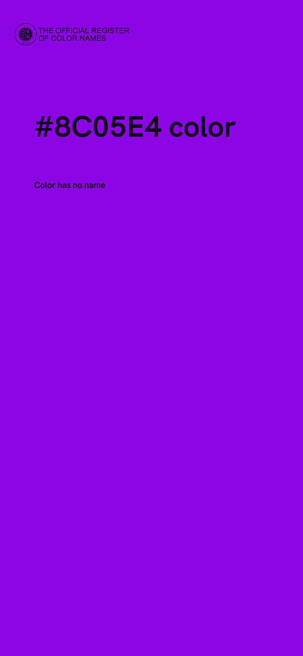 #8C05E4 color image