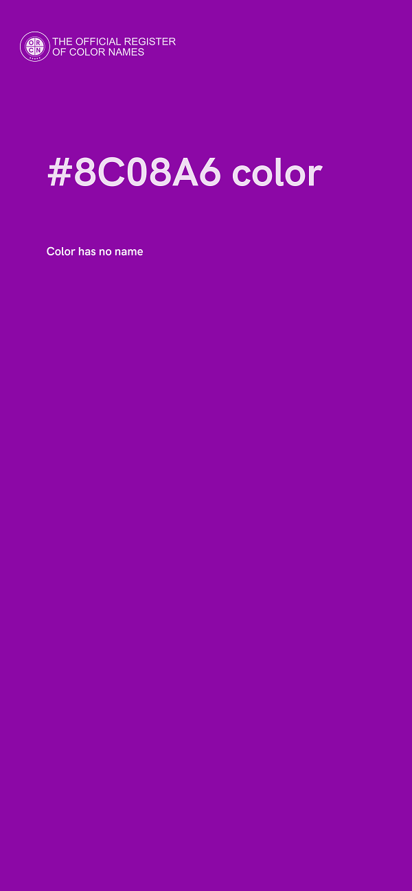 #8C08A6 color image
