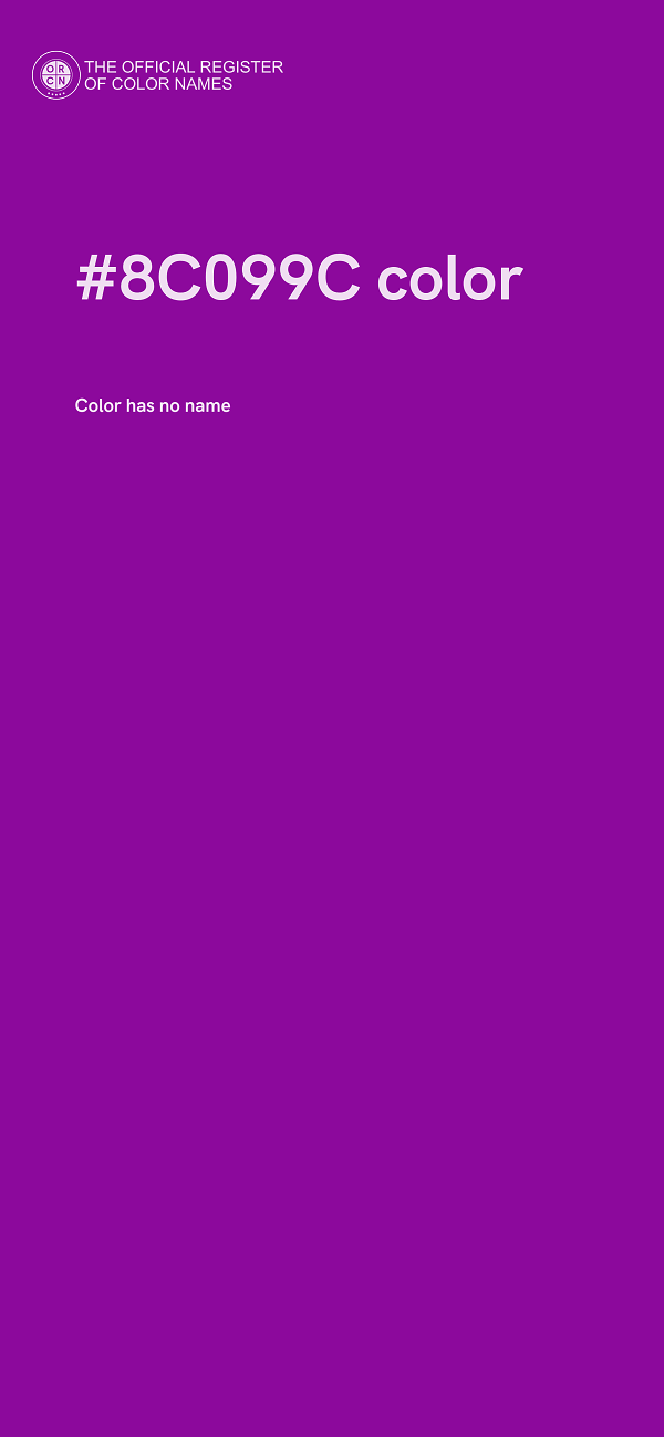 #8C099C color image