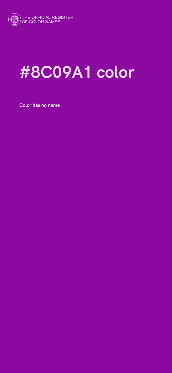 #8C09A1 color image