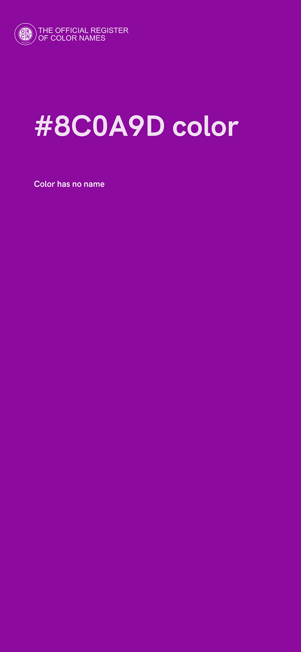 #8C0A9D color image