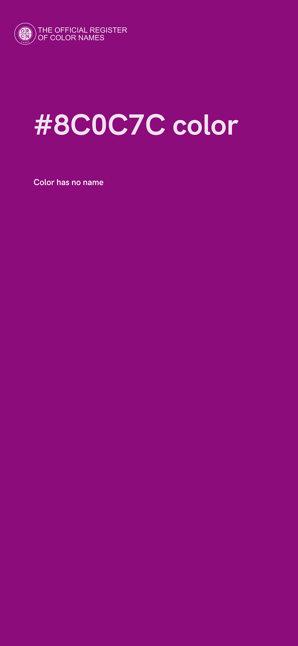 #8C0C7C color image