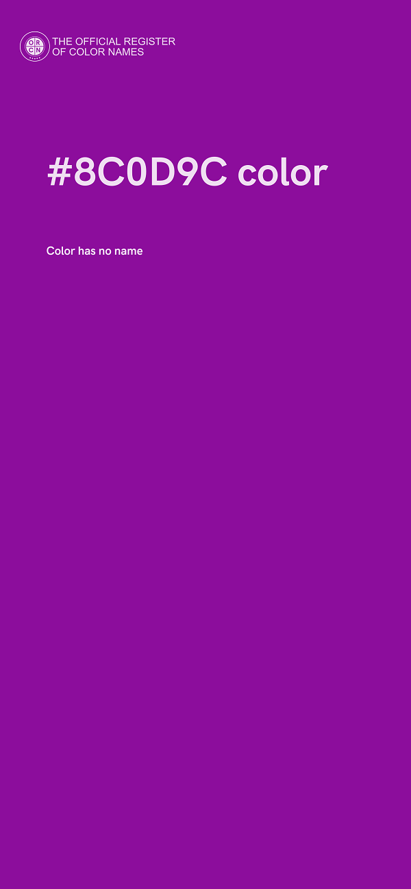 #8C0D9C color image