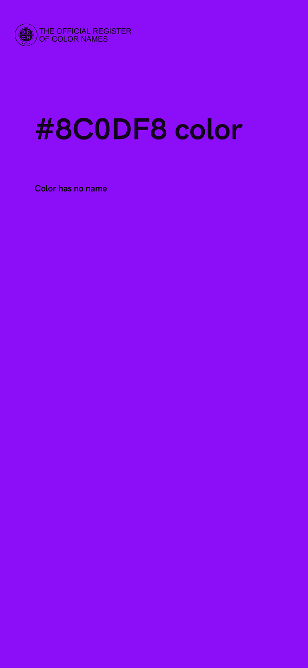#8C0DF8 color image