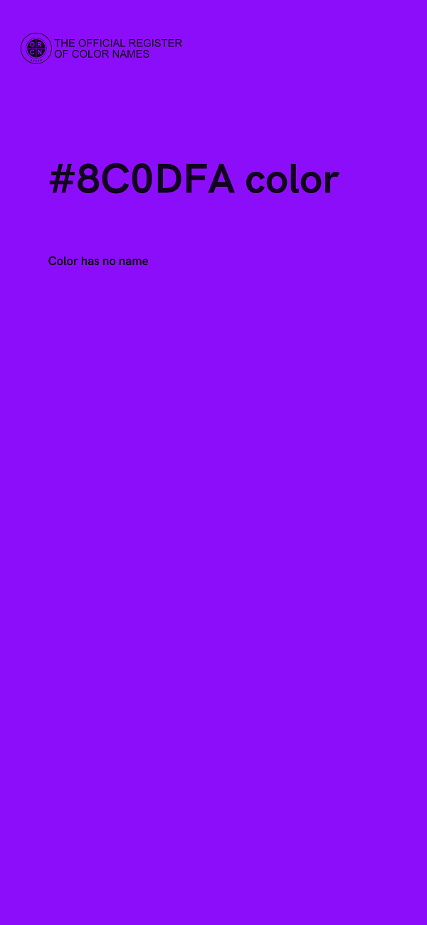 #8C0DFA color image